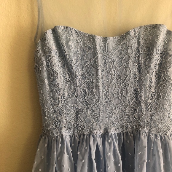 Vintage powder blue dress - Picture 2 of 4